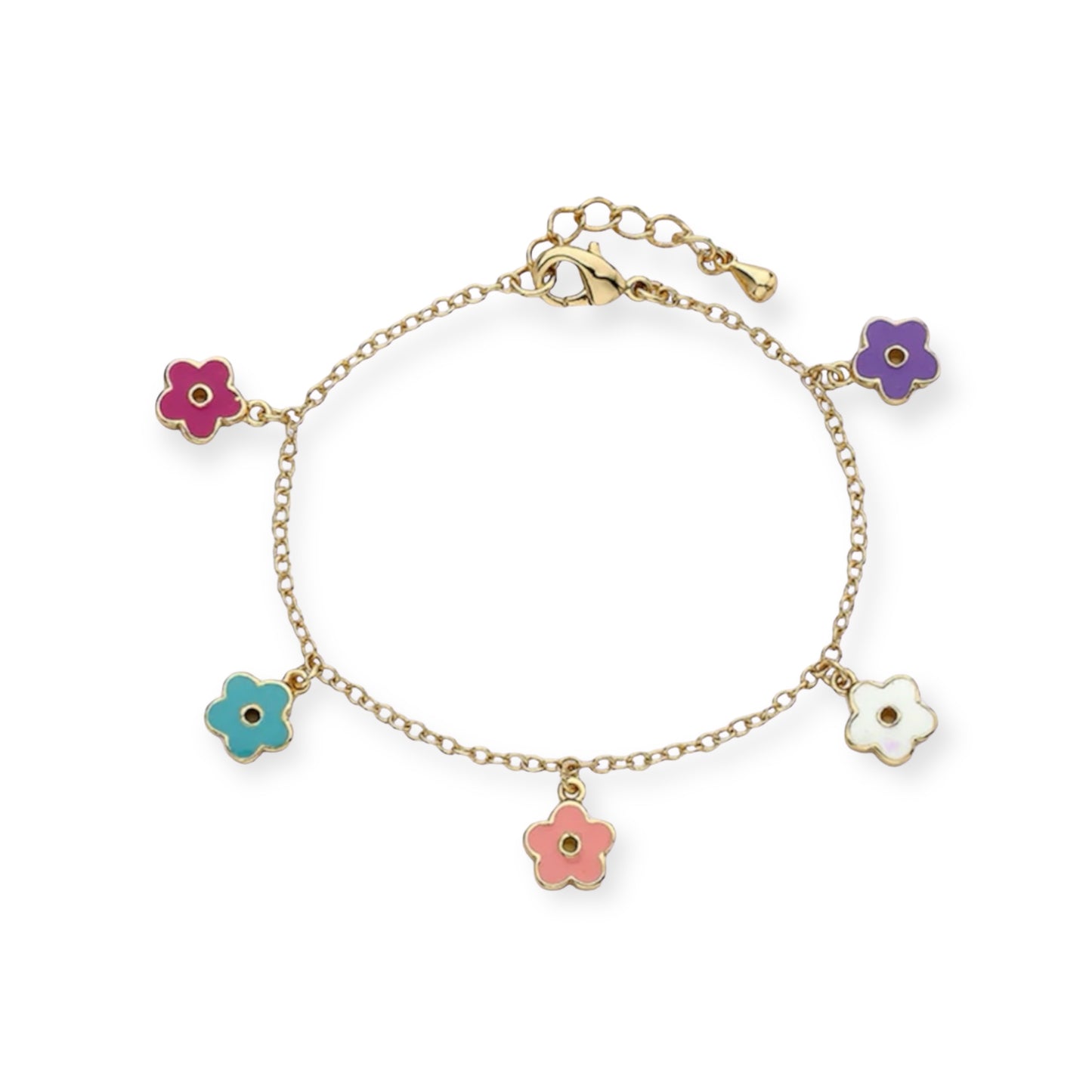 Flower Charm Bracelet