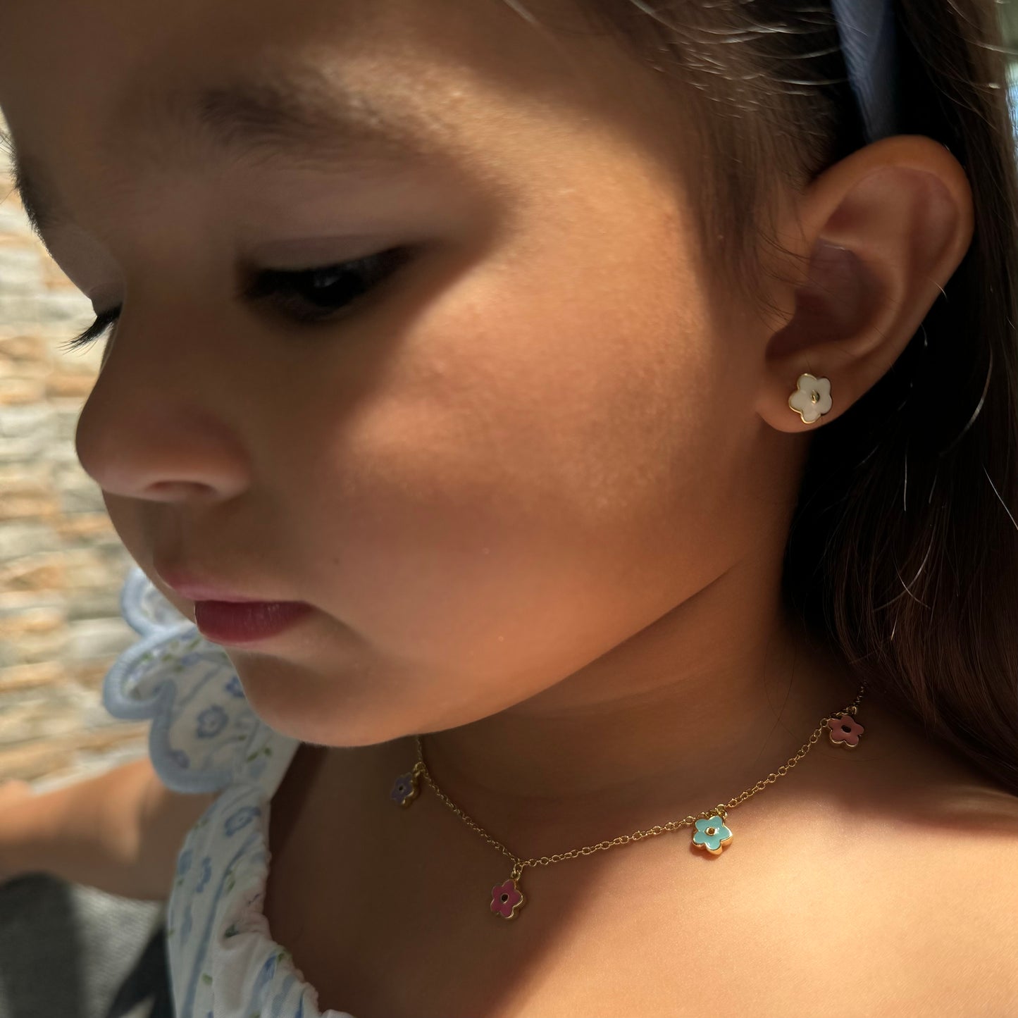 Flower Charm Necklace