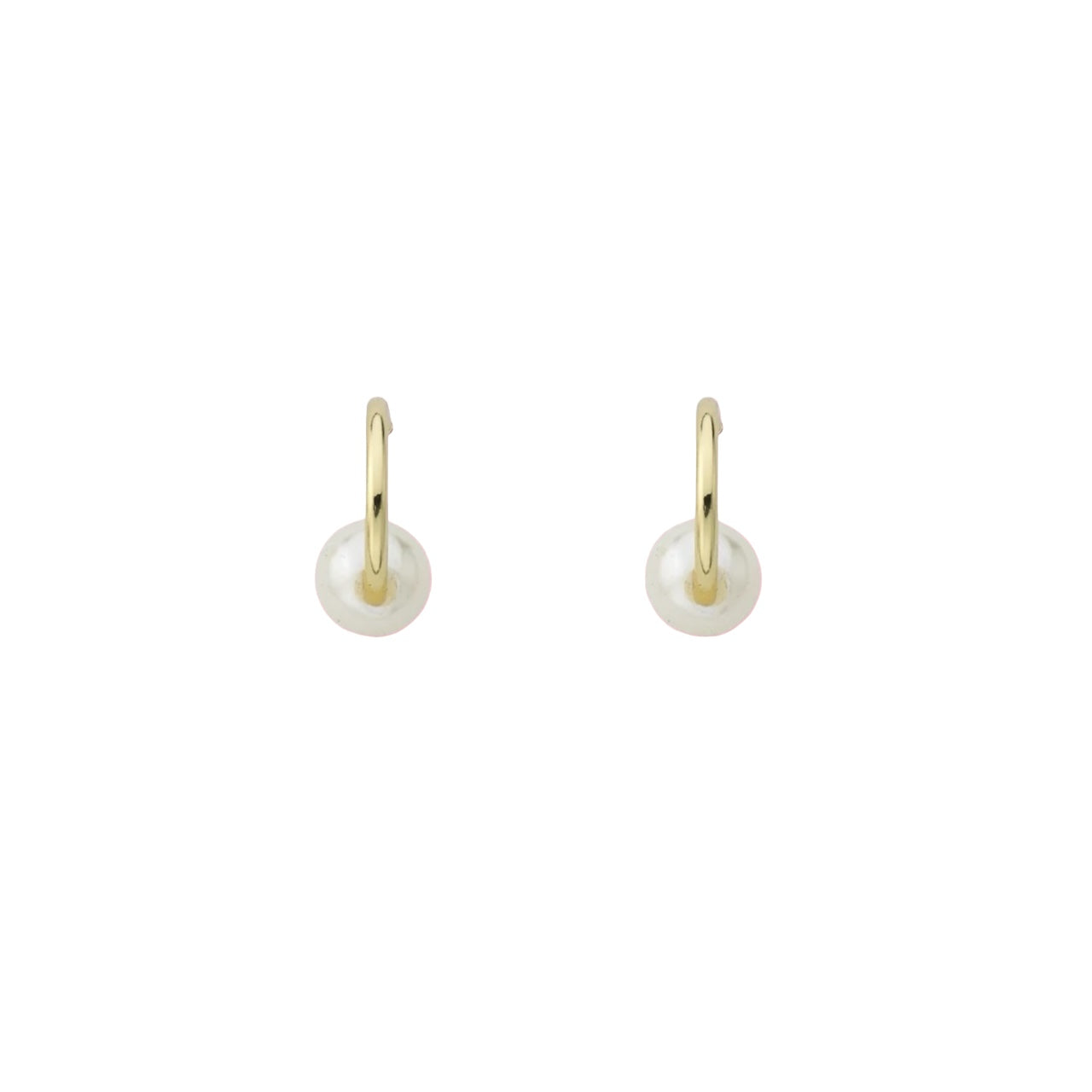 Pearl Hoop Earrings