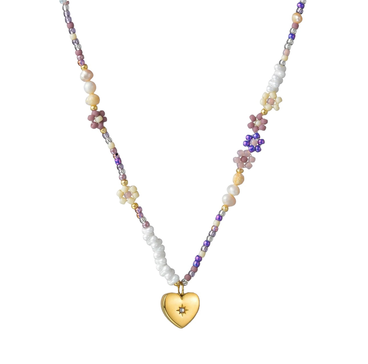Purple Heart Necklace