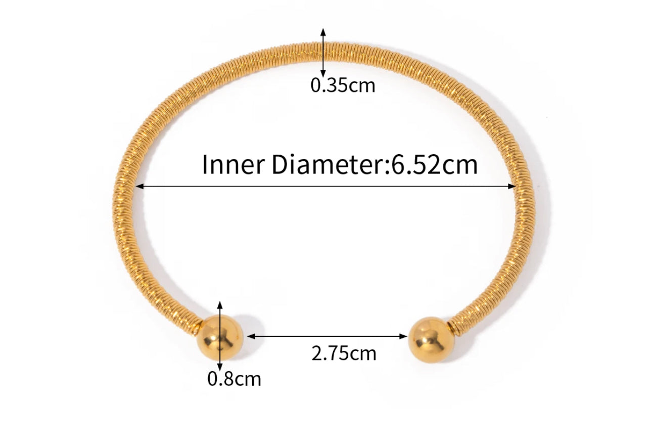 Spiral Open Cuff