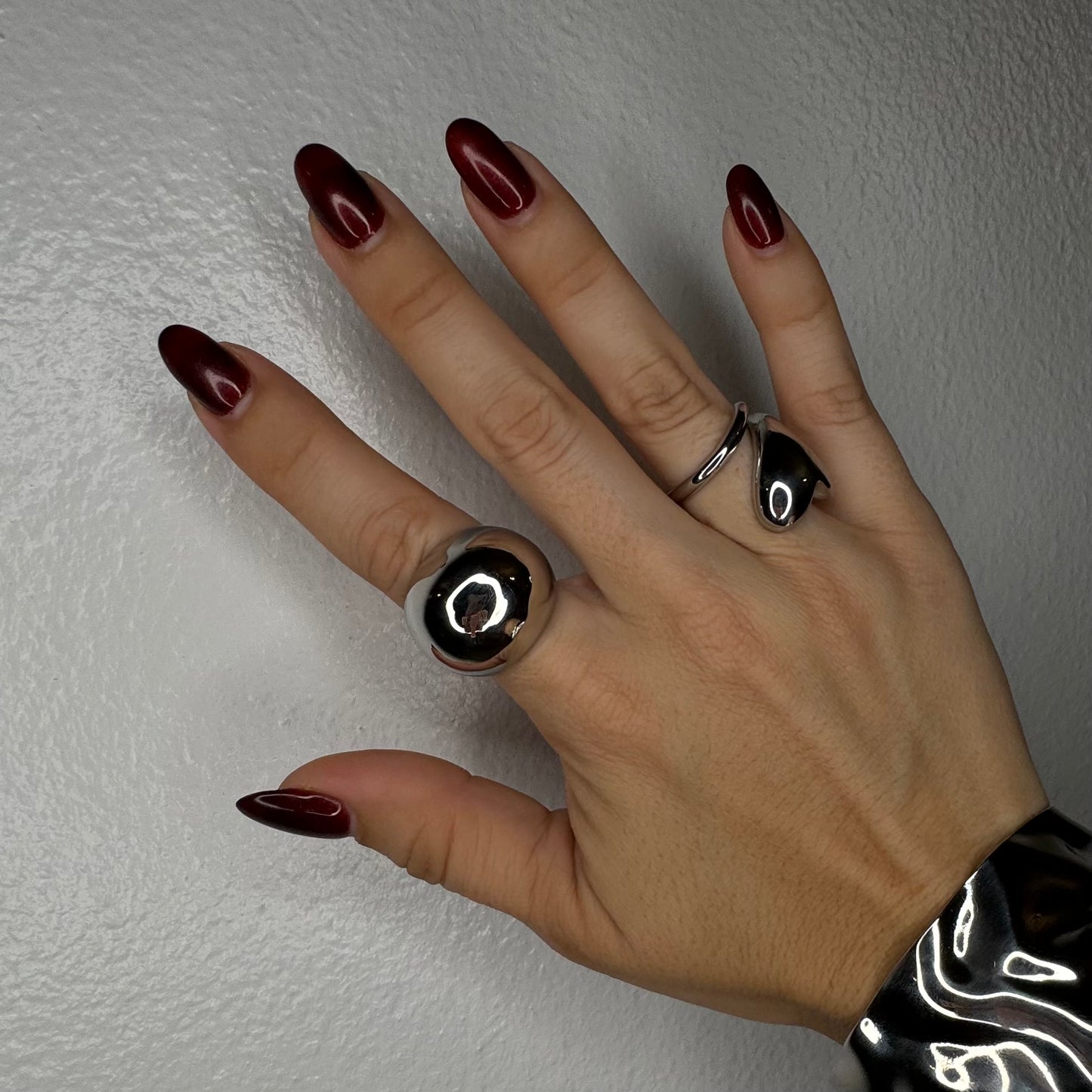 Silver Chunky Ring