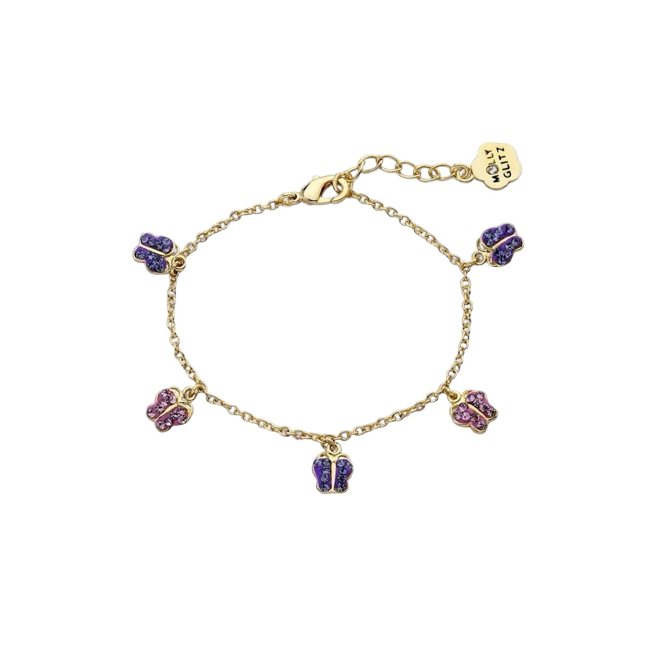 Butterflies Charm Bracelet