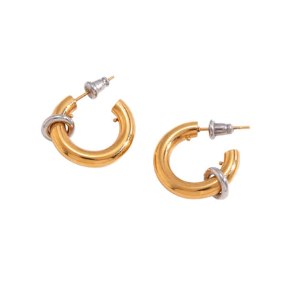 Cecilia Double Tone Earrings